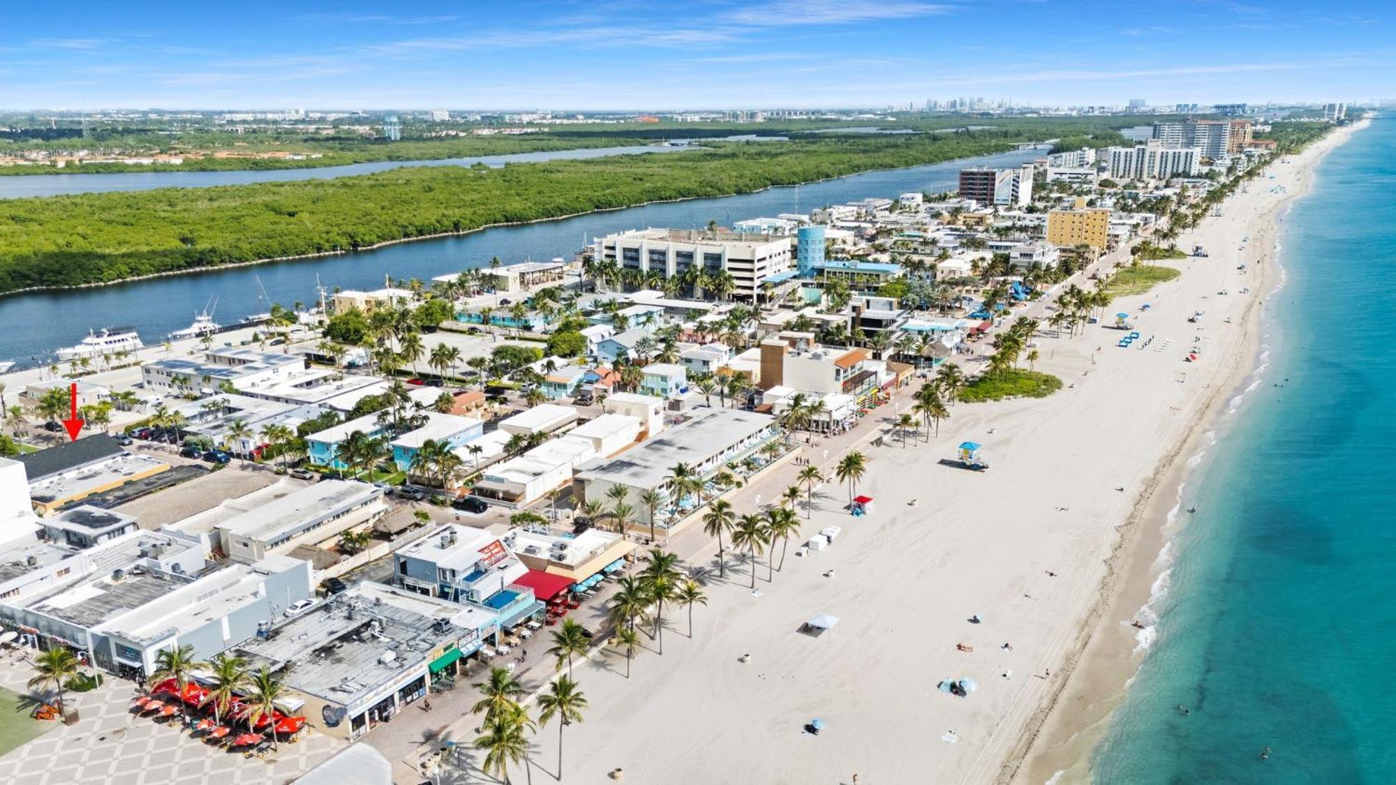 Oceanside Boutique Loft Apt Cozy Beach Unit # 7 好莱坞 外观 照片